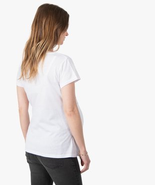 Tee-shirt de grossesse avec inscription XXL vue3 - GEMO (MATER) - GEMO
