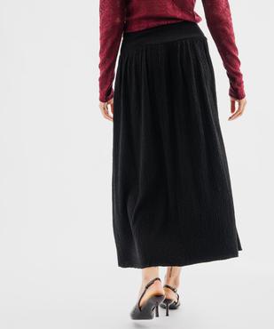 Jupe longue smockée femme vue3 - GEMO(FEMME PAP) - GEMO
