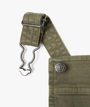 Salopette bébé garçon en denim coloré— LuluCastagnette vue3 - LULUCASTAGNETTE - GEMO