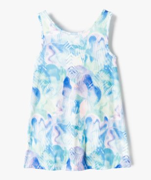 Robe fille avec combishort intégré en microfibre vue1 - GEMO (ENFANT) - GEMO