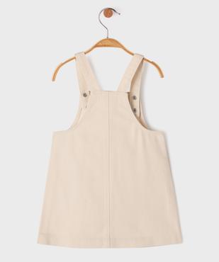 Robe en jean chasuble à broderies bébé fille vue3 - GEMO(BEBE DEBT) - GEMO