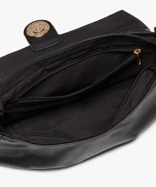 Sac femme en matière souple avec bouton métallique vue3 - GEMO (ACCESS) - GEMO