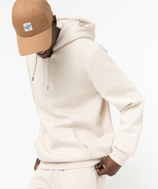 Sweat à capuche intérieur molletonné homme vue2 - GEMO 4G HOMME - GEMO