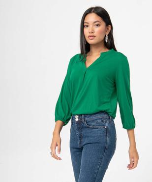 Tee-shirt femme à manches 3/4 vue1 - GEMO 4G FEMME - GEMO