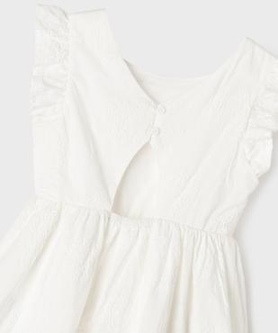 Robe de cérémonie avec jupon en tulle fille vue3 - GEMO (ENFANT) - GEMO