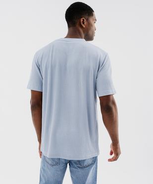 Tee-shirt col rond uni homme - Nines vue3 - NINES - GEMO