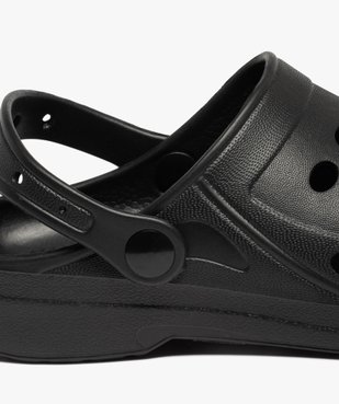 Sabots souples femme unis à perforations vue6 - GEMO (PLAGE) - GEMO
