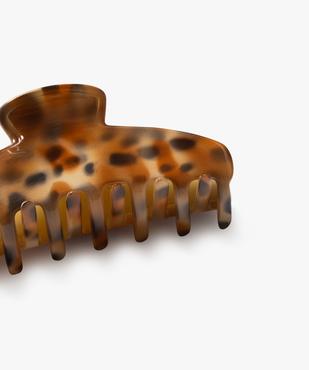 Pince crabe pour les cheveux grand format motif léopard vue2 - GEMO (ACCESS) - GEMO