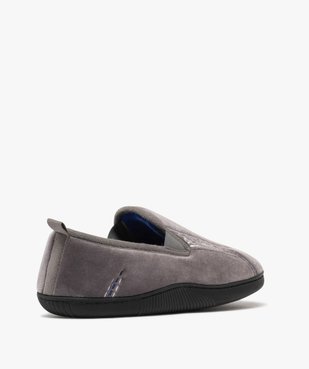Chaussons homme pantoufles en velours ras Olympia vue4 - OLYMPIA - GEMO