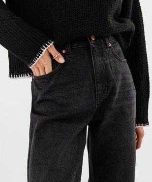 Jean Full Lenght Straight taille haute femme vue3 - GEMO 4G FEMME - GEMO