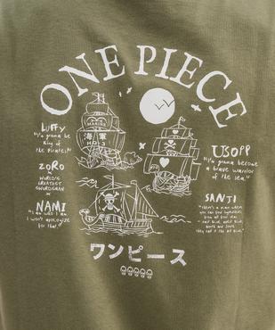 Tee-shirt manches courtes imprimé devant et dos homme - One Piece vue4 - ONE PIECE - GEMO