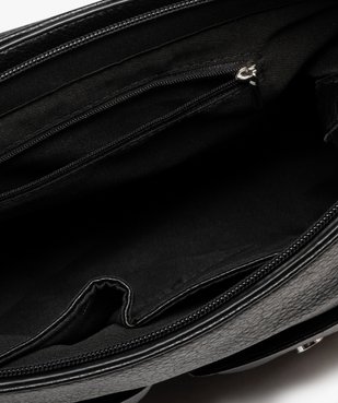 Sac besace grand format multimatière femme vue3 - GEMO (ACCESS) - GEMO