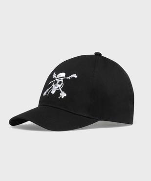 Casquette avec tête de mort brodée garçon - One Piece vue1 - ONE PIECE - GEMO