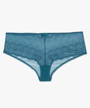 Shortie femme grande taille en tulle et dentelle vue4 - GEMO(HOMWR FEM) - GEMO