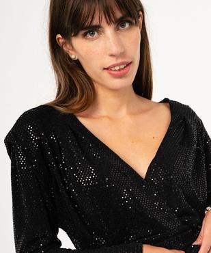 Combinaison pantalon à paillettes femme - Gémo x MCG vue2 - GEMO(FEMME PAP) - GEMO