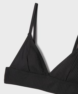 Maillot de bain 2 pièces haut brassière triangle fille vue2 - GEMO (JUNIOR) - GEMO