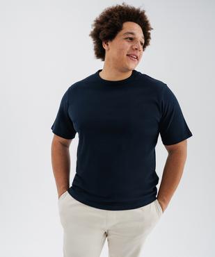 Tee-shirt manches courtes et col rond homme vue5 - GEMO (HOMME) - GEMO