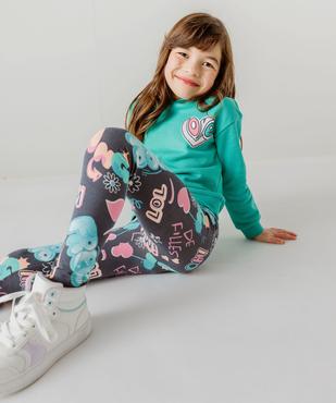 Legging long imprimé fille vue5 - GEMO (ENFANT) - GEMO