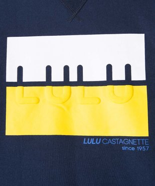 Sweat garçon imprimé en relief - LuluCastagnette vue2 - LULUCASTAGNETTE - GEMO