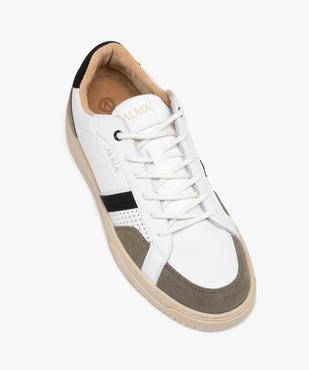 Baskets homme multicolores avec dessus en cuir - Alma Planète vue5 - ALMA - GEMO