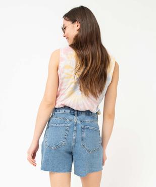 Débardeur femme multicolore avec motif - Smiley World vue3 - SMILEY - GEMO