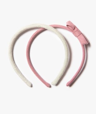 Serre-tête fille en velours (lot de 2) vue1 - GEMO (ACCESS) - GEMO