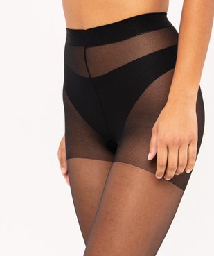 Collant femme en voile effet brillant vue3 - GEMO(HOMWR FEM) - GEMO