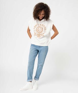 Sweat femme sans manches à capuche – Camps United vue5 - CAMPS UNITED - GEMO