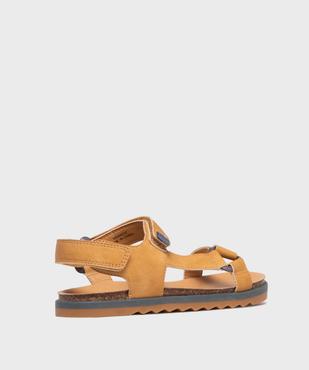 Sandales à scratch unies garçon - 5 Miles vue4 - 5 MILES - GEMO