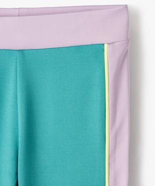 Leggings court tricolore spécial sport fille  vue2 - GEMO (ENFANT) - GEMO