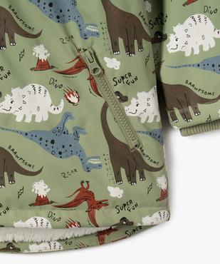 Manteau à capuche imperméable doublé peluche garçon vue6 - GEMO 4G GARCON - GEMO