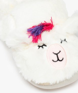Chaussons fille extra doux en forme de lama vue6 - GEMO (ENFANT) - GEMO