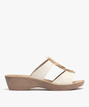 Sandales confort forme mule femme avec fermeture scratch vue1 - G'FLEX - GEMO
