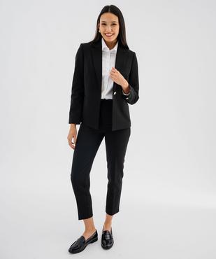 Pantalon de costume en toile femme vue4 - GEMO(FEMME PAP) - GEMO