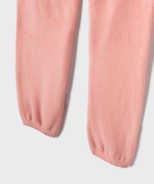 Pyjama maille peluche fille vue3 - GEMO (ENFANT) - GEMO