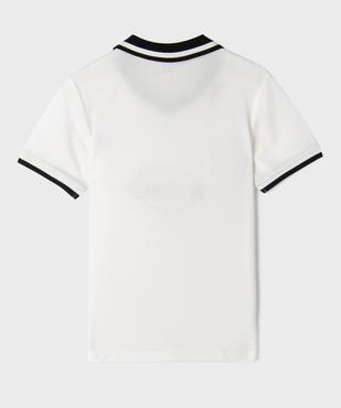 Tee-shirt manches courtes en mesh style maillot de foot garçon vue3 - GEMO (JUNIOR) - GEMO