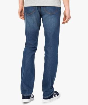 Jean homme regular 5 poches taille normale longueur L34 vue3 - GEMO (HOMME) - GEMO