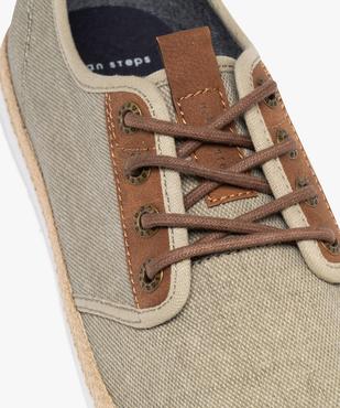 Baskets en toile avec semelle de corde homme vue7 - URBAN STEPS - GEMO