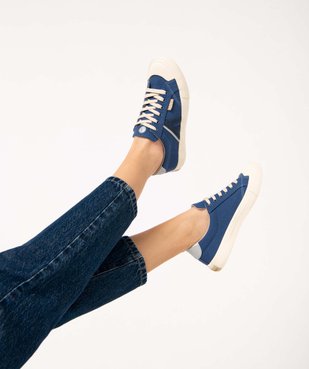 Baskets femme en toile avec coton recyclé – Alma Planète vue1 - ALMA PLANETE - GEMO