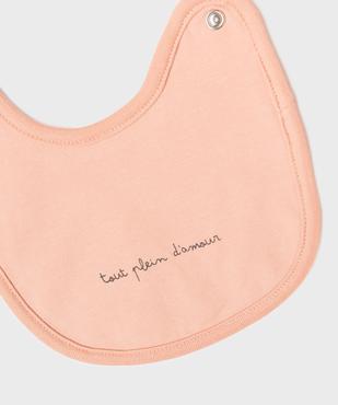 Ensemble 3 pièces bavoir, body et pyjama bébé vue3 - GEMO(BB COUCHE) - GEMO