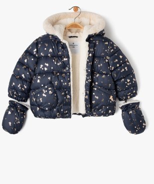 Blouson à capuche avec moufles bébé fille - LuluCastagnette vue2 - LULUCASTAGNETTE - GEMO