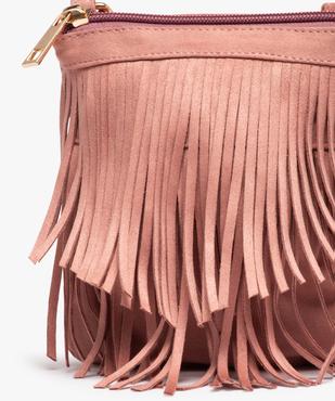 Sac fille à franges toucher velours vue3 - GEMO (ENFANT) - GEMO