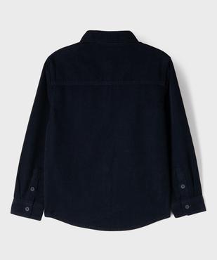 Chemise en velours côtelé garçon - LuluCastagnette vue3 - LULUCASTAGNETTE - GEMO