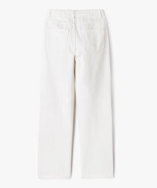 Jean large taille haute fille vue7 - GEMO 4G FILLE - GEMO
