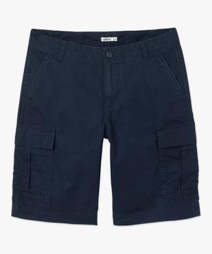 Bermuda cargo en toile homme vue7 - GEMO 4G HOMME - GEMO