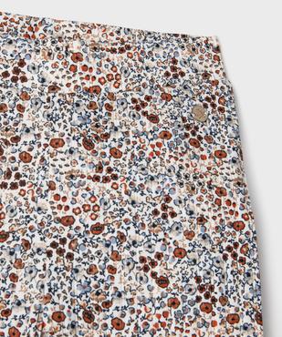 Legging coupe flare à motifs fleuris fille - LuluCastagnette vue2 - LULU CASTAGNETTE GEMO FOR GOOD - GEMO