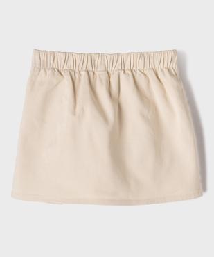 Jupe short en coton fille - LuluCastagnette x Alizée vue3 - LULU CASTAGNETTE G4G D - GEMO