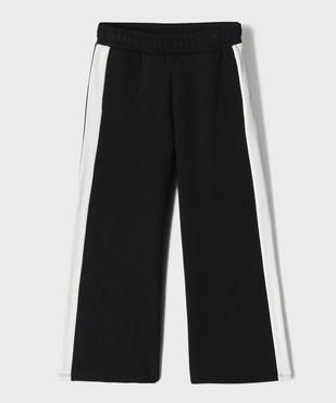 Pantalon de jogging avec bandes contrastantes fille vue1 - GEMO 4G FILLE - GEMO