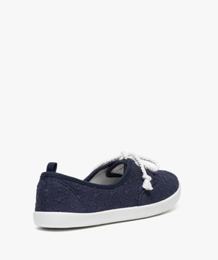 Ballerines en toile avec lacets cordelette femme - Valentina Baldano vue6 - VALENTINA BALDA - GEMO