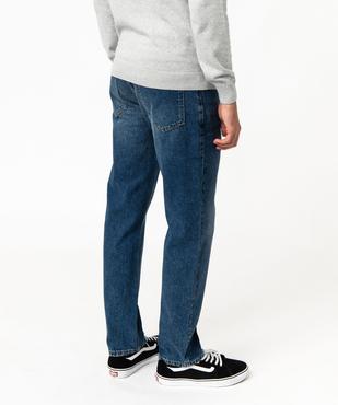 Jean wide leg en denim délavé homme vue3 - GEMO (HOMME) - GEMO